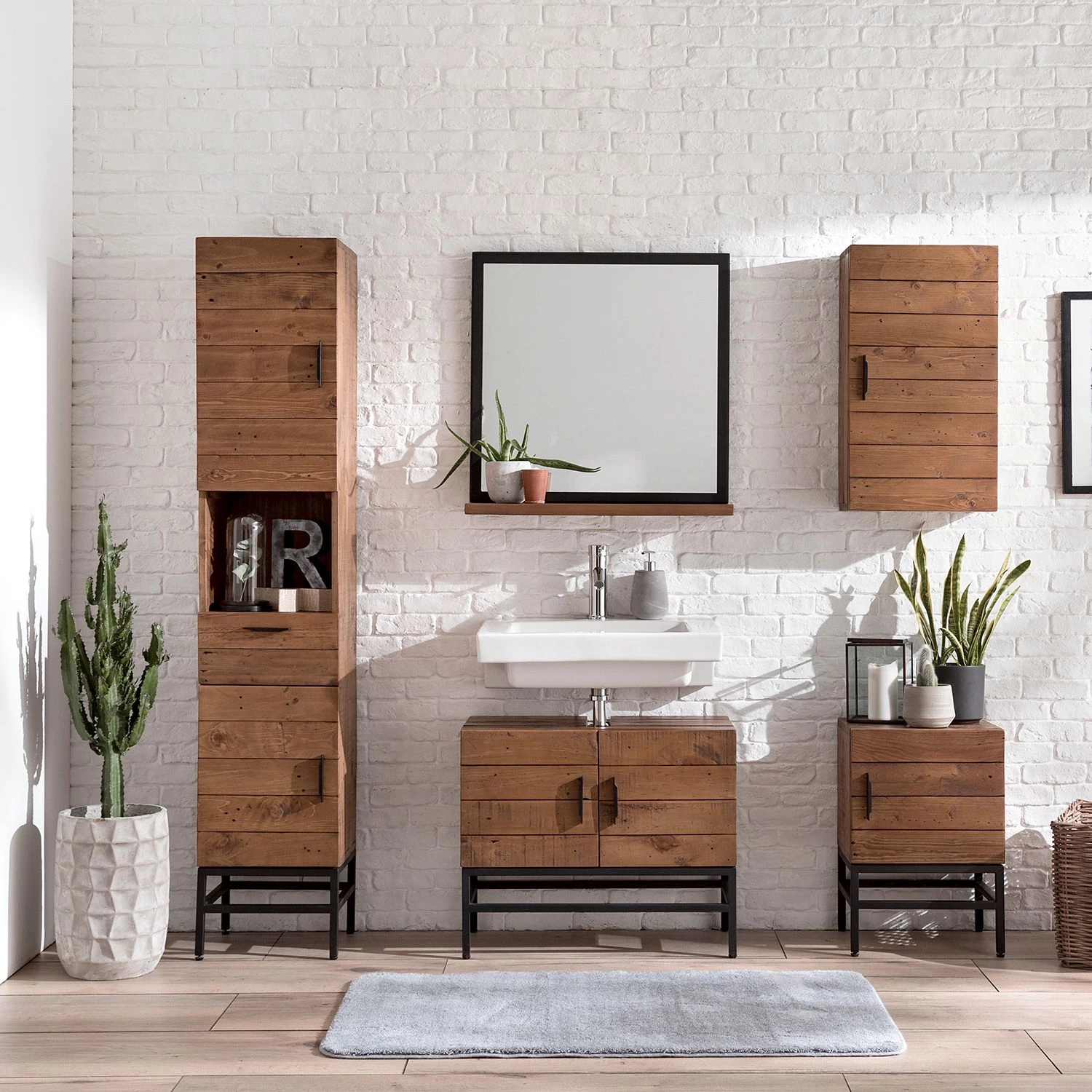 Ars manufacti Miroir Grasby II - Pin massif 2 Ars manufacti Miroir Grasby II - Pin massif – Image 2