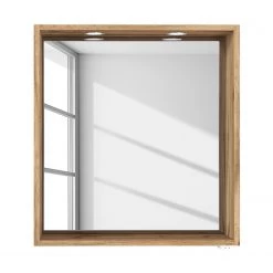 Giessbach Miroir Davos - Imitation chêne wotan -Poubelles de cuisine Soldes Magasin 1000158729 190221 07244500024 GALLERYIMAGES P000000001000158729