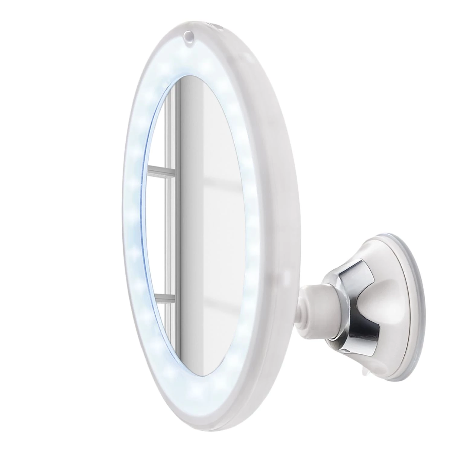 Kleine Wolke Miroir grossissant Flexy Light - Miroir en verre - Blanc neige 1 Kleine Wolke Miroir grossissant Flexy Light - Miroir en verre - Blanc neige