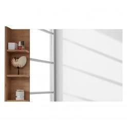 Trendteam Miroir de salle de bain One - imitation chêne à nœuds - Largeur : 104 cm