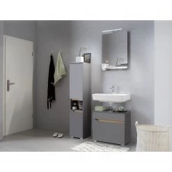 Pelipal Miroir Tiberio - Avec éclairage - Gris quartz mat 10 Pelipal Miroir Tiberio - Avec éclairage - Gris quartz mat -Poubelles de cuisine Soldes Magasin 1000194078 191115 13255600065 MOOD DETAILS P000000001000194078 mood