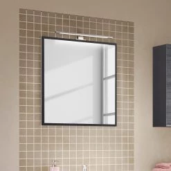 Giessbach Miroir Dante - Argent cendré - Avec éclairage -Poubelles de cuisine Soldes Magasin 1000201454 200204 17175500378 MOOD DETAILS P000000001000201454 mood