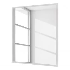 Giessbach Miroir Corno - Gris clair mat - Sans éclairage