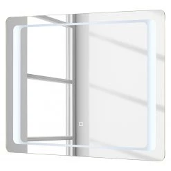 Pelipal Miroir de salle de bain Quickset 980 - Éclairage inclus - Largeur : 90 cm