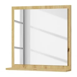 Loftscape Miroir Westerly - Blanc / Imitation chêne artisan