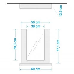 Schildmeyer Miroir Jonte - blanc 9 Schildmeyer Miroir Jonte - blanc -Poubelles de cuisine Soldes Magasin 1000221693 200813 06265900080 SKETCH DETAILS P000000001000221693 sketch