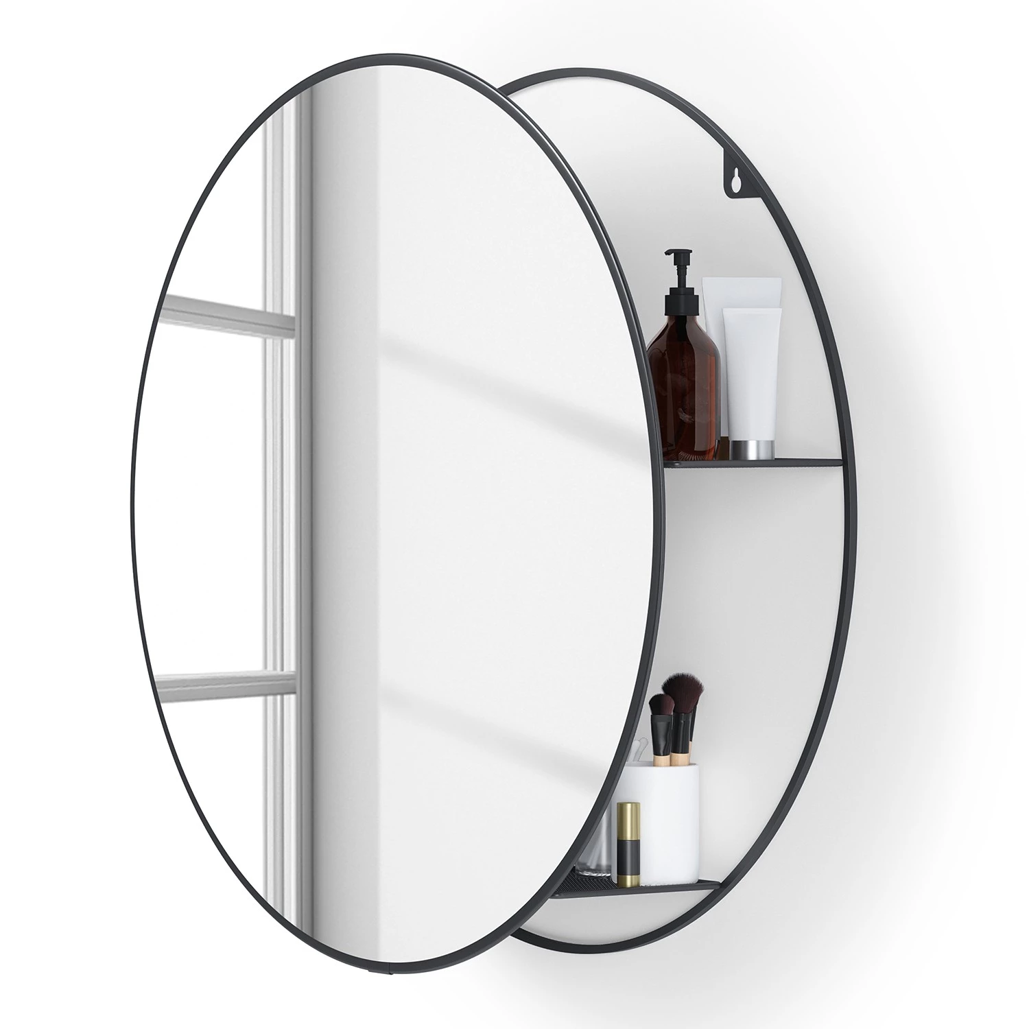 Umbra Miroir Cirko - Acier - Noir 5 Umbra Miroir Cirko - Acier - Noir – Image 5