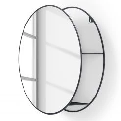 Umbra Miroir Cirko - Acier - Noir 11 Umbra Miroir Cirko - Acier - Noir -Poubelles de cuisine Soldes Magasin 1000230763 201112 05584000006 DETAILS P000000001000230763