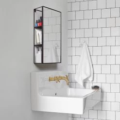 Umbra Miroir Cubiko - Acier - Noir -Poubelles de cuisine Soldes Magasin 1000230764 201112 05585100010 MOOD DETAILS P000000001000230764 mood