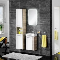 Fackelmann Miroir LED A-Vero - Avec éclairage -Poubelles de cuisine Soldes Magasin 1000241402 210121 07482900025 MOOD DETAILS P000000001000241402 mood