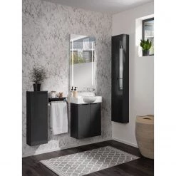 Fackelmann Miroir Luna - Avec éclairage - Largeur : 55 cm -Poubelles de cuisine Soldes Magasin 1000249498 210219 10411600030 MOOD DETAILS P000000001000249498 mood
