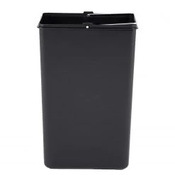 Songmics Poubelle Bonnac - Acier / Polypropylène - Argenté / Noir -Poubelles de cuisine Soldes Magasin 1000254541 210326 08442800172 DETAILS P000000001000254541