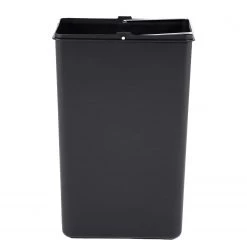 Songmics Poubelle Bonnac - Acier / Polypropylène - Argenté / Noir -Poubelles de cuisine Soldes Magasin 1000254541 210326 08442800175 DETAILS P000000001000254541