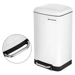 Poubelle Milizac I - Acier inoxydable / Plastique ABS - Contenance : 30 L - Blanc 15 Poubelle Milizac I - Acier inoxydable / Plastique ABS - Contenance : 30 L - Blanc -Poubelles de cuisine Soldes Magasin 1000254543 210326 08442900185 DETAILS P000000001000254543