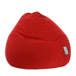 Magma-Heimtex Pouf poire Easy XXL - Rouge