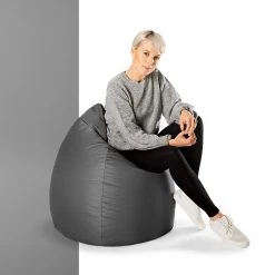 Magma-Heimtex Pouf poire Brava XL - Anthracite 13 Magma-Heimtex Pouf poire Brava XL - Anthracite -Poubelles de cuisine Soldes Magasin 1000259492 210421 15373500132 MOOD DETAILS P000000001000259492 mood