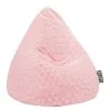 Magma-Heimtex Pouf poire Fluffy Hearts L - Rose