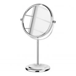 WENKO Miroir grossissant Lamon - Grossissements x7 - Chromé
