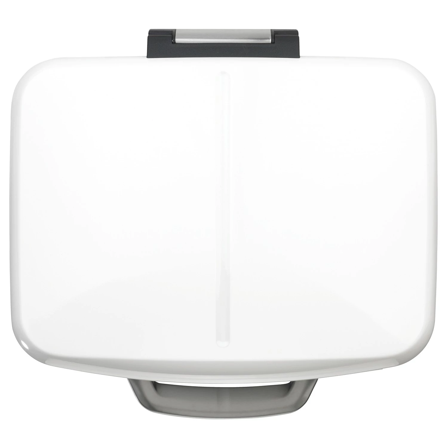 WENKO Poubelle Easy-Close Primo - Acier - Contenance : 40 L - Blanc 3 WENKO Poubelle Easy-Close Primo - Acier - Contenance : 40 L - Blanc – Image 3