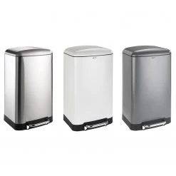 WENKO Poubelle Studio Easy-close - Acier - Mat - Capacité : 30 L 9 WENKO Poubelle Studio Easy-close - Acier - Mat - Capacité : 30 L -Poubelles de cuisine Soldes Magasin 1000274079 210618 14062700243 DETAILS P000000001000274079