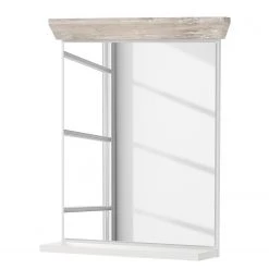 Ridgevalley Miroir Lewk - Imitation pin blanc / Imitation pin - Largeur : 60 cm
