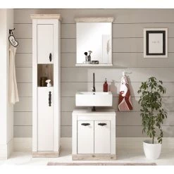 Ridgevalley Miroir Lewk - Imitation pin blanc / Imitation pin - Largeur : 60 cm -Poubelles de cuisine Soldes Magasin 1000281704 210728 08081900023 MOOD DETAILS P000000001000281704 mood