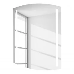 Fackelmann Miroir B.Style - Avec éclairage intégré - Largeur : 60 cm