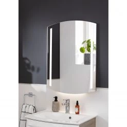 Fackelmann Miroir B.Style - Avec éclairage intégré - Largeur : 60 cm -Poubelles de cuisine Soldes Magasin 1000287847 210826 08282900117 MOOD DETAILS P000000001000287847 mood