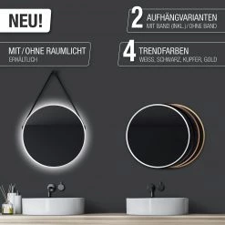 Giessbach Miroir Talos I - Aluminium - Blanc - Sans éclairage -Poubelles de cuisine Soldes Magasin 1000335685 220510 033 DETAILS P000000001000335685