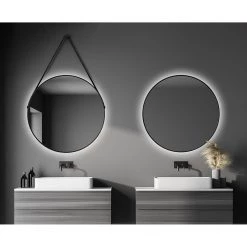 Giessbach Miroir Talos II - Aluminium - Noir - Avec éclairage 9 Giessbach Miroir Talos II - Aluminium - Noir - Avec éclairage -Poubelles de cuisine Soldes Magasin 1000335695 220510 021 MOOD DETAILS P000000001000335695 mood