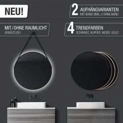 Giessbach Miroir Talos II - Aluminium - Noir - Avec éclairage 13 Giessbach Miroir Talos II - Aluminium - Noir - Avec éclairage -Poubelles de cuisine Soldes Magasin 1000335695 220510 033 DETAILS P000000001000335695