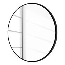 Giessbach Miroir Talos III - Aluminium - Noir - Largeur : 100 cm - Sans éclairage