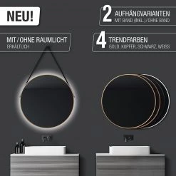 Giessbach Miroir Talos II - Aluminium - Doré - Avec éclairage 13 Giessbach Miroir Talos II - Aluminium - Doré - Avec éclairage -Poubelles de cuisine Soldes Magasin 1000335698 220510 033 DETAILS P000000001000335698