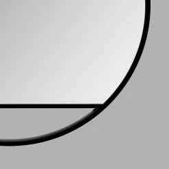 Giessbach Miroir Talos III - Aluminium - Noir - Largeur : 80 cm - Sans éclairage -Poubelles de cuisine Soldes Magasin 1000335700 220222 050 DETAILS P000000001000335700