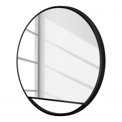 Giessbach Miroir Talos III - Aluminium - Noir - Largeur : 60 cm - Avec éclairage