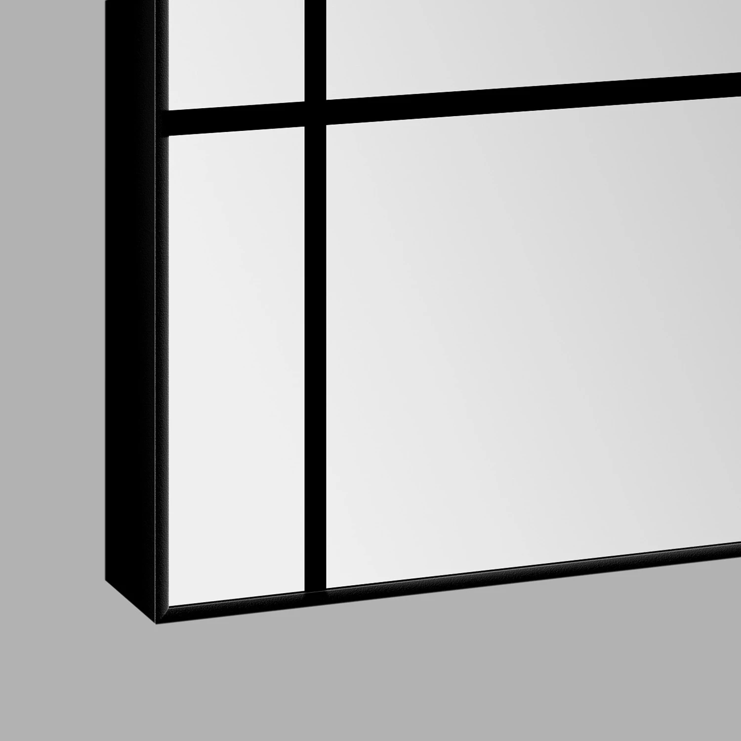 Giessbach Miroir Square - Aluminium - Noir 6 Giessbach Miroir Square - Aluminium - Noir – Image 6