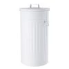 Butlers Poubelle Oskar ZINC - Blanc