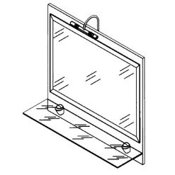 Posseik Miroir de salle de bain Arizona - Imitation noyer - Blanc 6 Posseik Miroir de salle de bain Arizona - Imitation noyer - Blanc -Poubelles de cuisine Soldes Magasin aqua suite arizona badezimmerspiegel walnuss nachbildung weiss m pk bsp mon 02s 2
