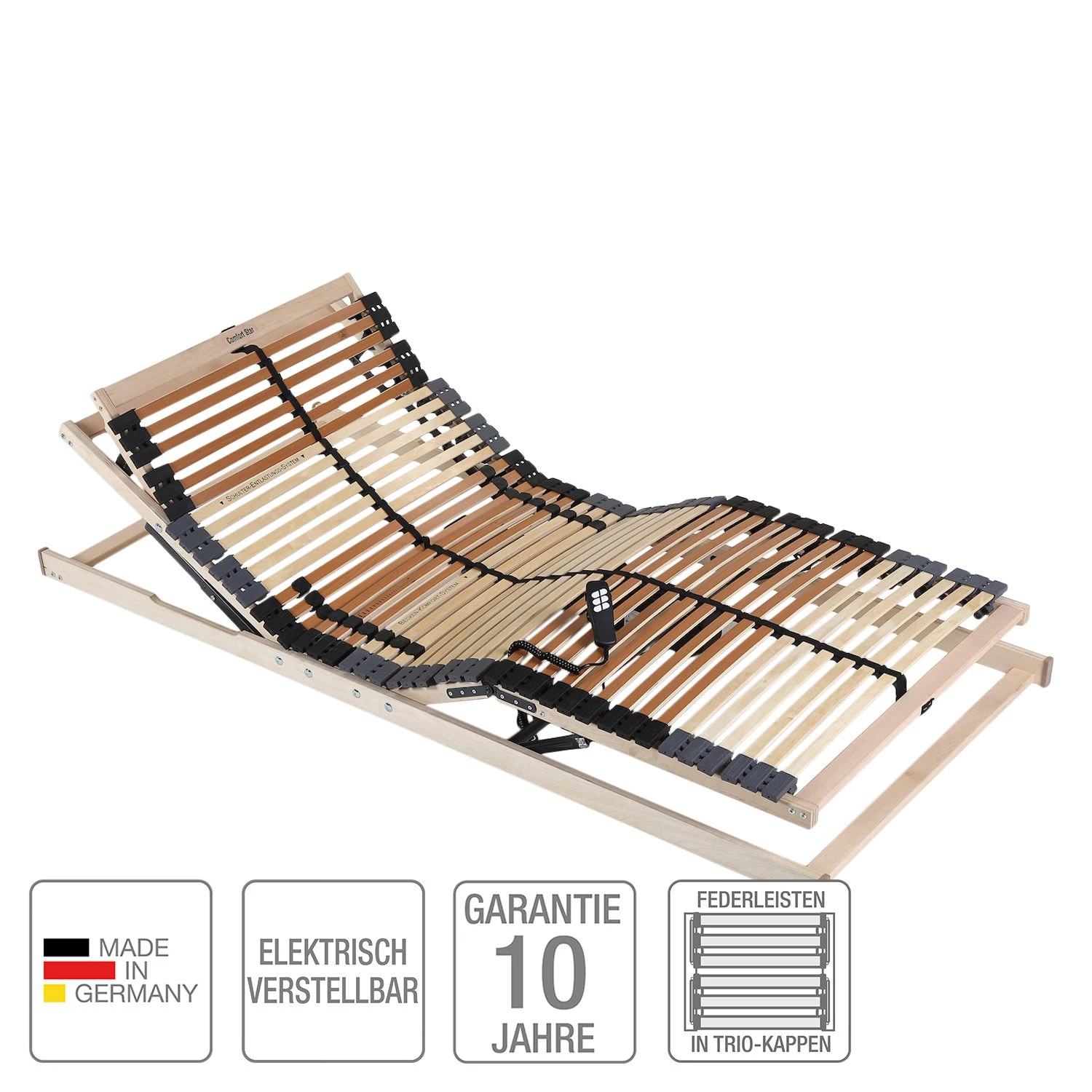 BeCo Sommier à lattes COMFORT LUX - 90 x 200cm 2 BeCo Sommier à lattes COMFORT LUX - 90 x 200cm – Image 2