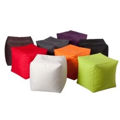 SITTING POINT Pouf Scuba Cube - Tissu vert -Poubelles de cuisine Soldes Magasin sitzwuerfel scuba cube stoff schwarz 1313173