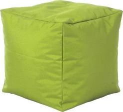 SITTING POINT Pouf Scuba Cube - Tissu vert