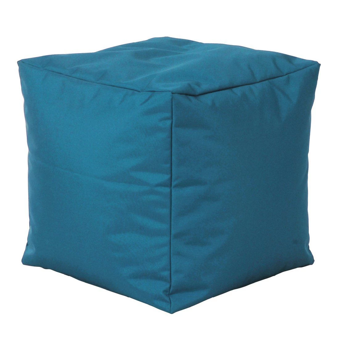 SITTING POINT Pouf Scuba Cube - Tissu pétrole 1 SITTING POINT Pouf Scuba Cube - Tissu pétrole